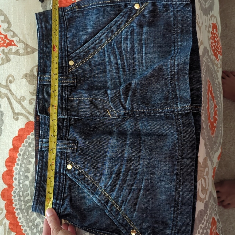 Express Women's Denim Mini Skirt Size 0 - Picture 4 of 5
